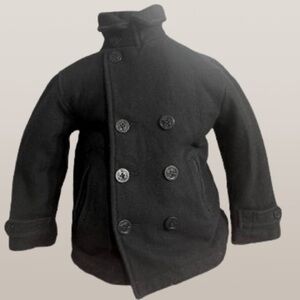 Baby Gap boys navy pea coat sz 5 yrs